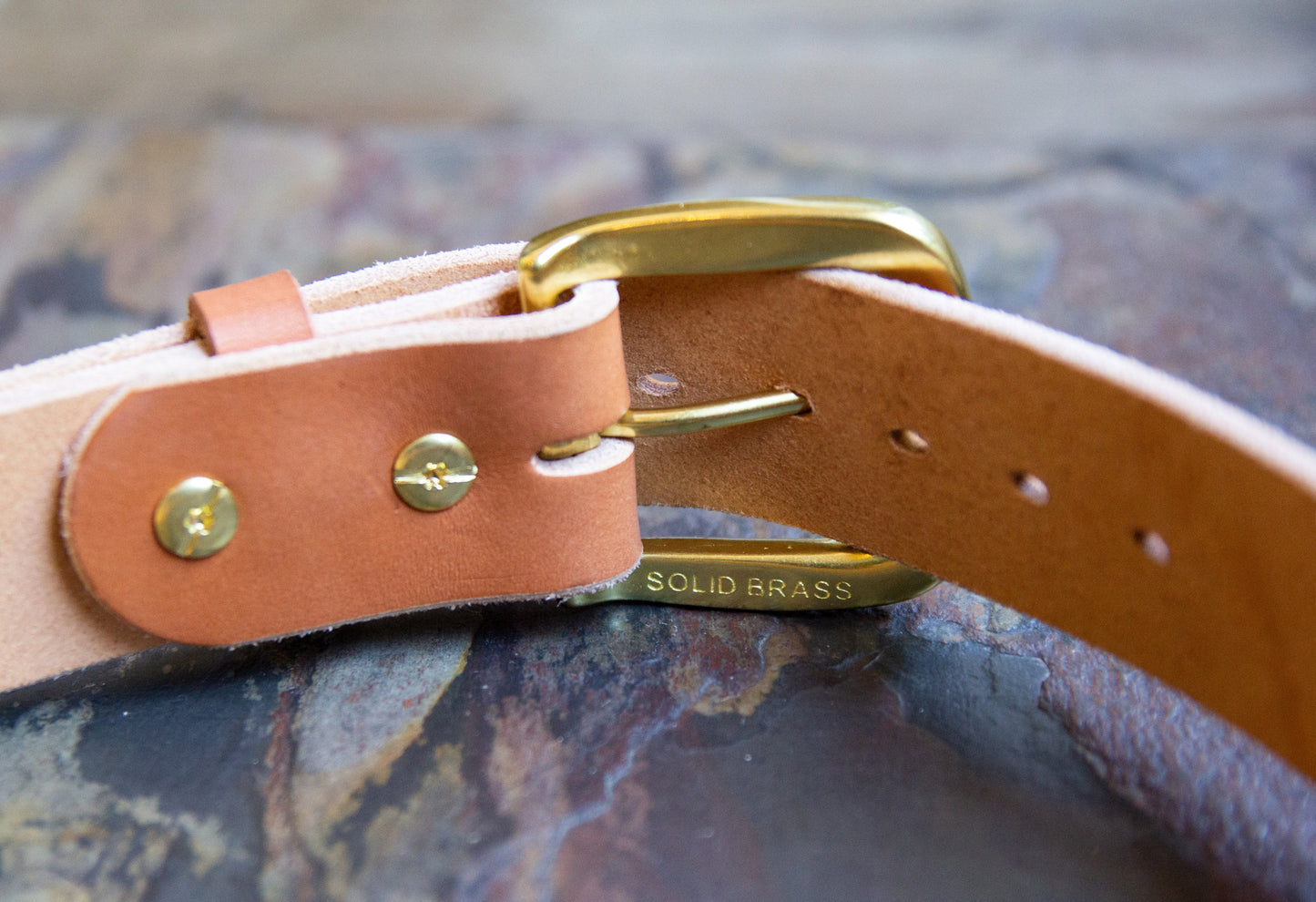 Leather Dog Collar - Handmade in the USA